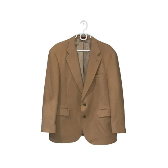 Vintage Evan Picone Men's 100% Camel Hair Blazer 44R - Picture 1 of 5